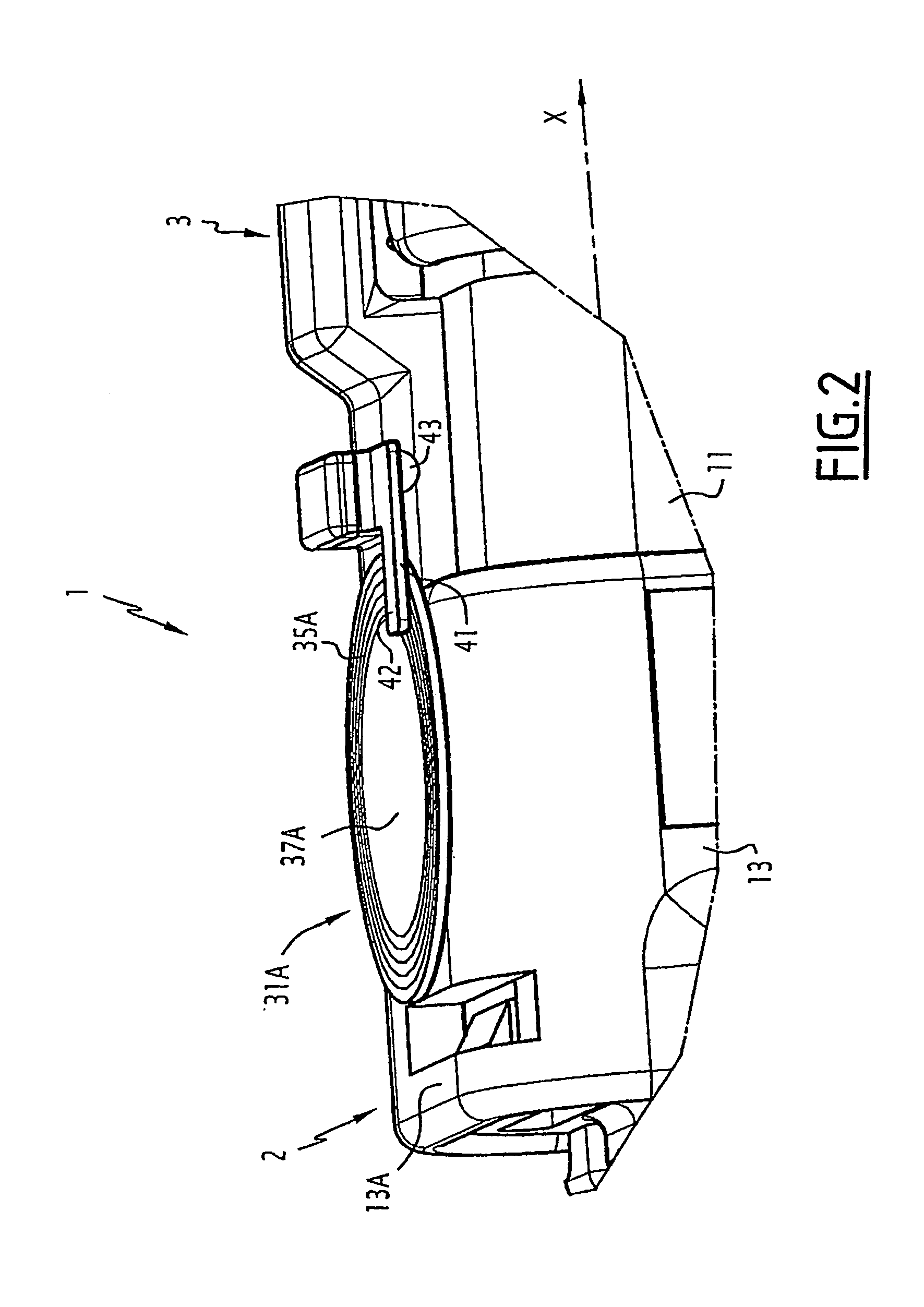 Electrical connecting device having mating state indication means