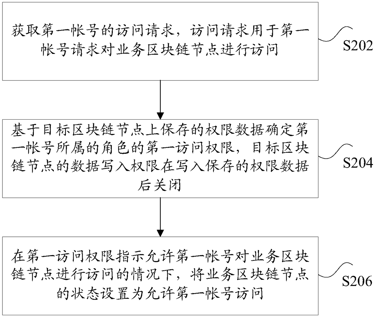 Blockchain access authentication method and device, storage medium and electronic device