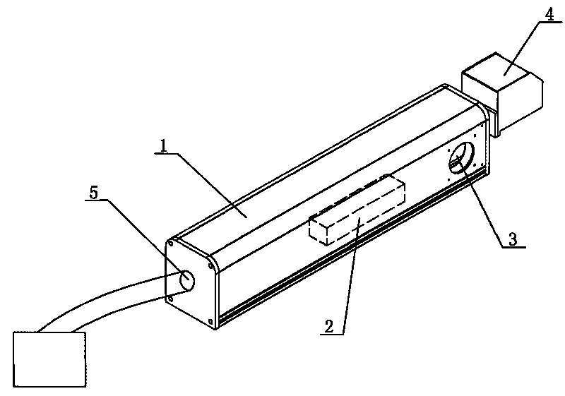Laser generating device of laser marking machine