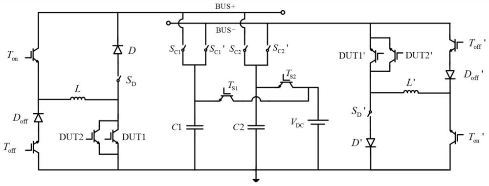 igbt device reliability test device, system and method for mmc