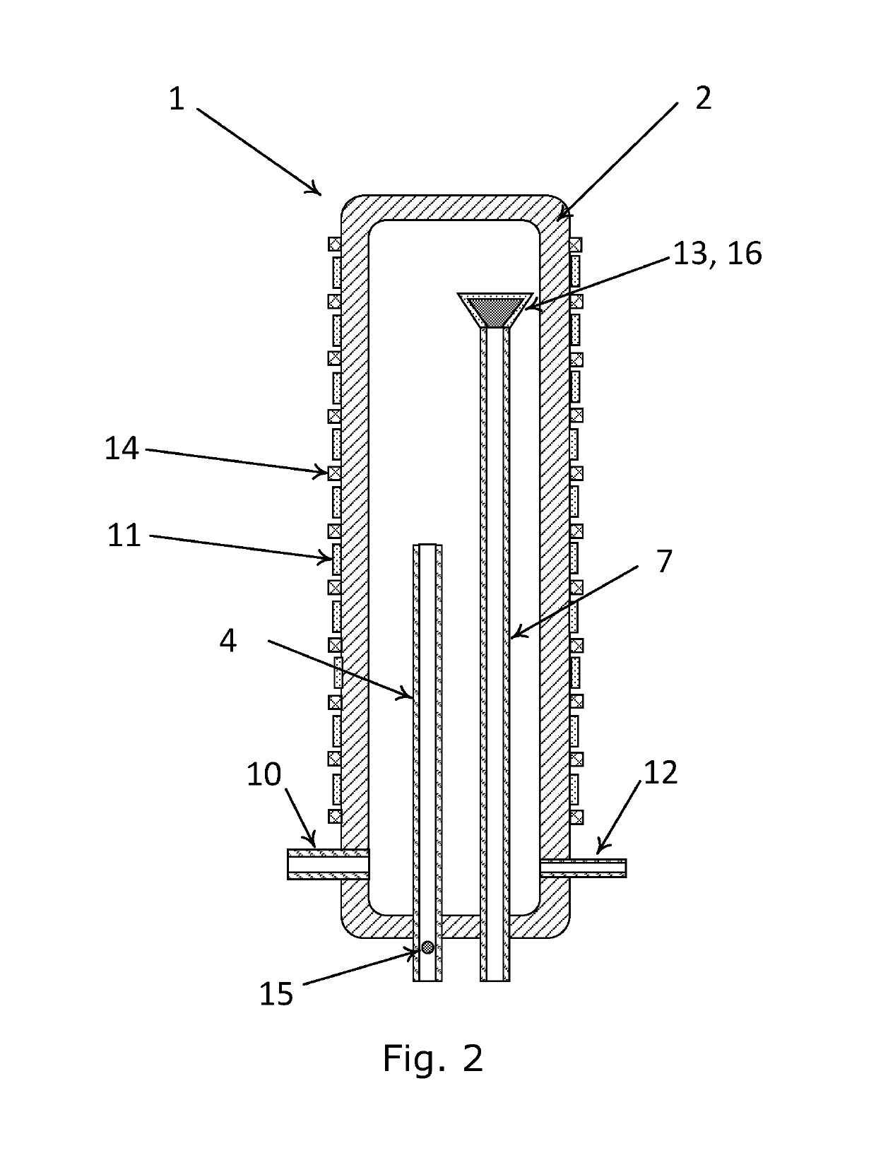 Supercritical water oxidation reactor and process