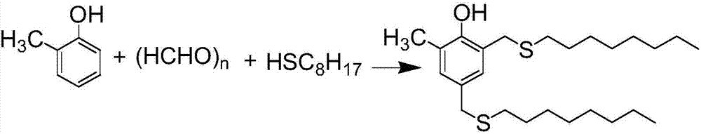 Method for purifying antioxidant 2,4-di(n-octyl sulfur methylene)-6-methylphenol