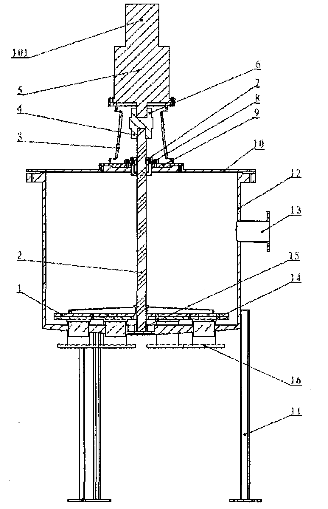 Pulse water distribution device and water distribution method for UASB (anaerobic reactor)