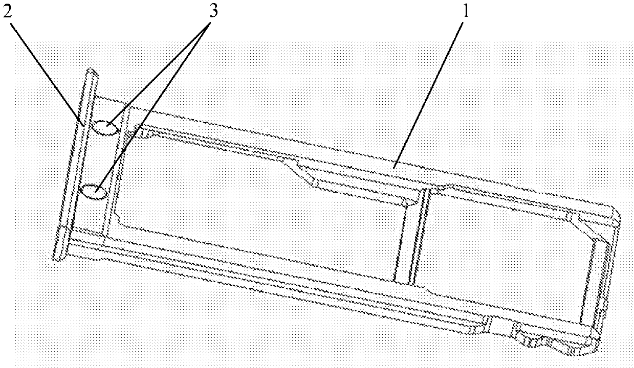 Split card tray and user equipment