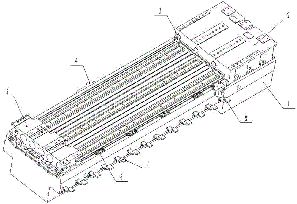 A ball screw pair reliability test device