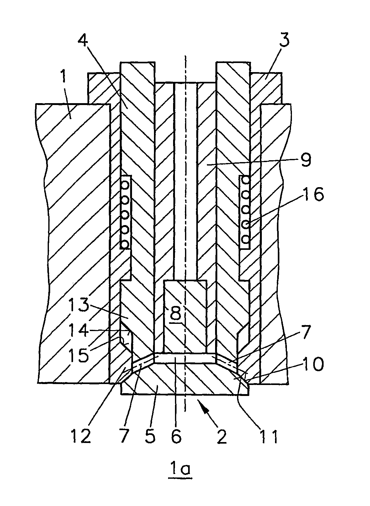 Apparatus for measuring the cylinder internal pressure of internal combustion engines