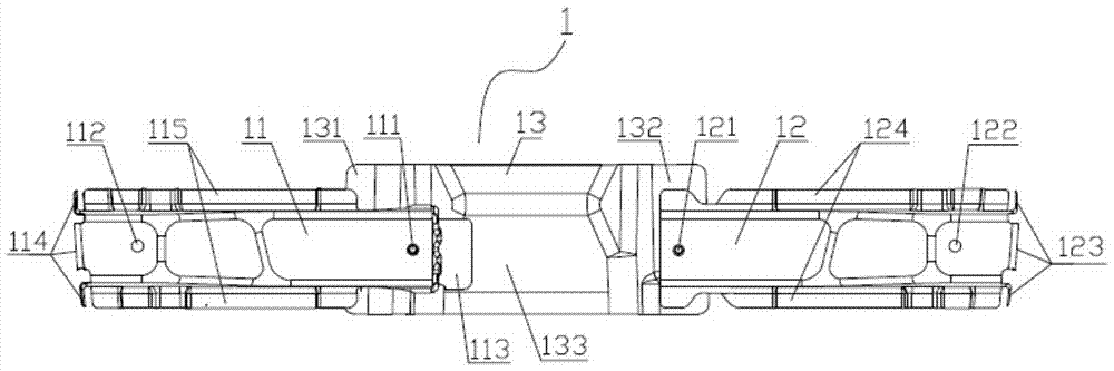 Connection structure between transmission shaft and vehicle body of a front-rear drive vehicle