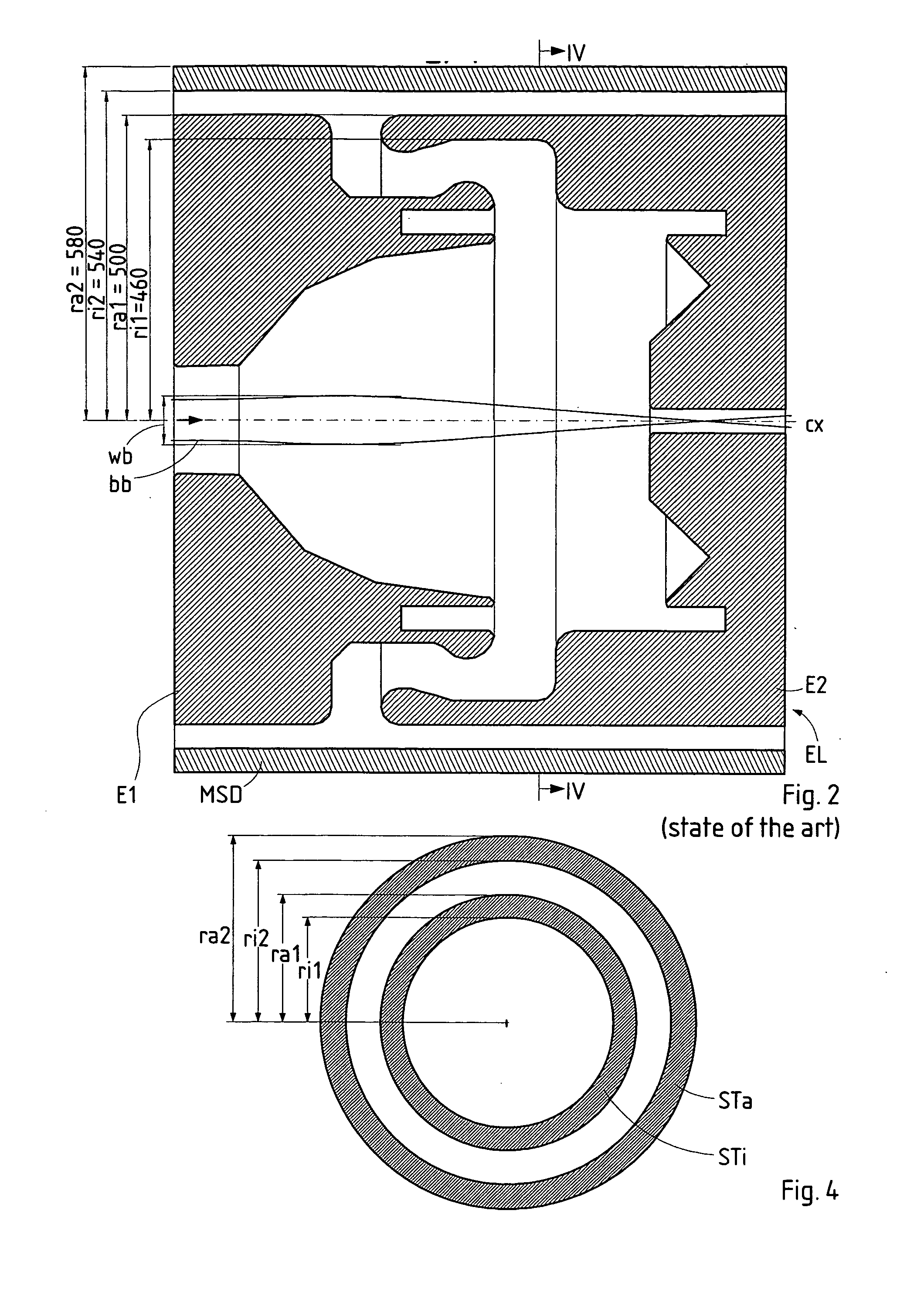 Particle-optic electrostatic lens