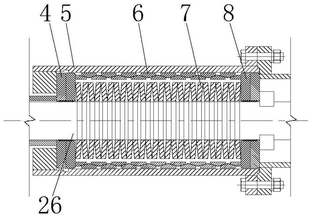 Self-resetting viscous damper based on combined spring