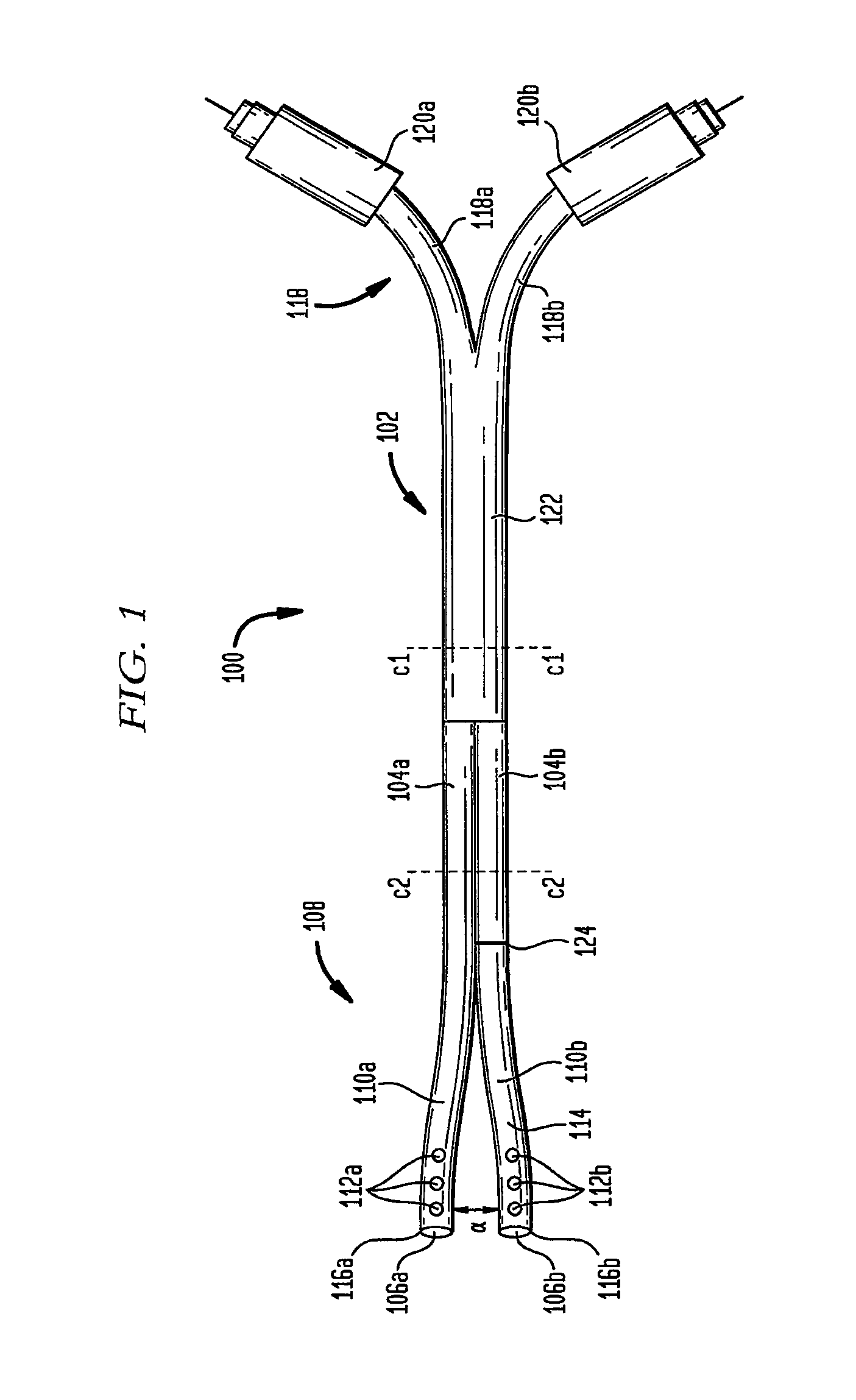 Manufacture of split tip catheters