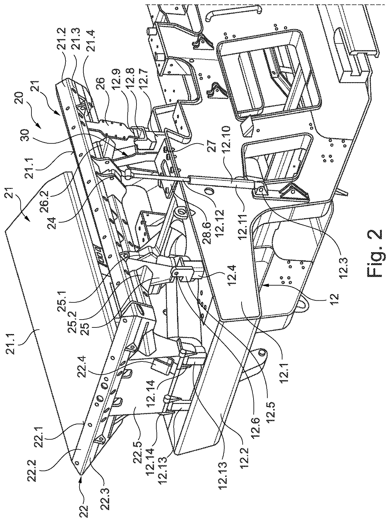 Feed hopper for a material processing device