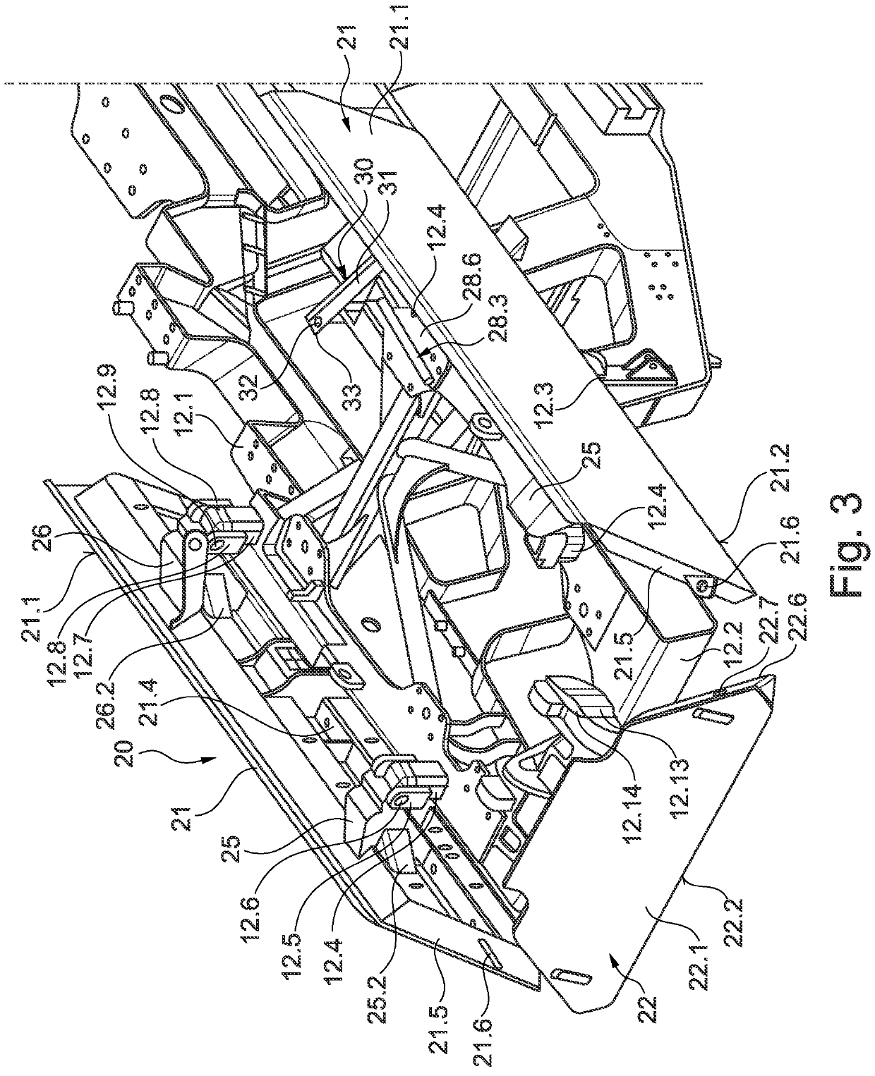 Feed hopper for a material processing device