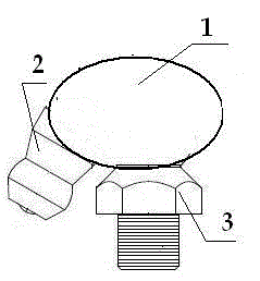 Novel acute-angle grease nipple structure