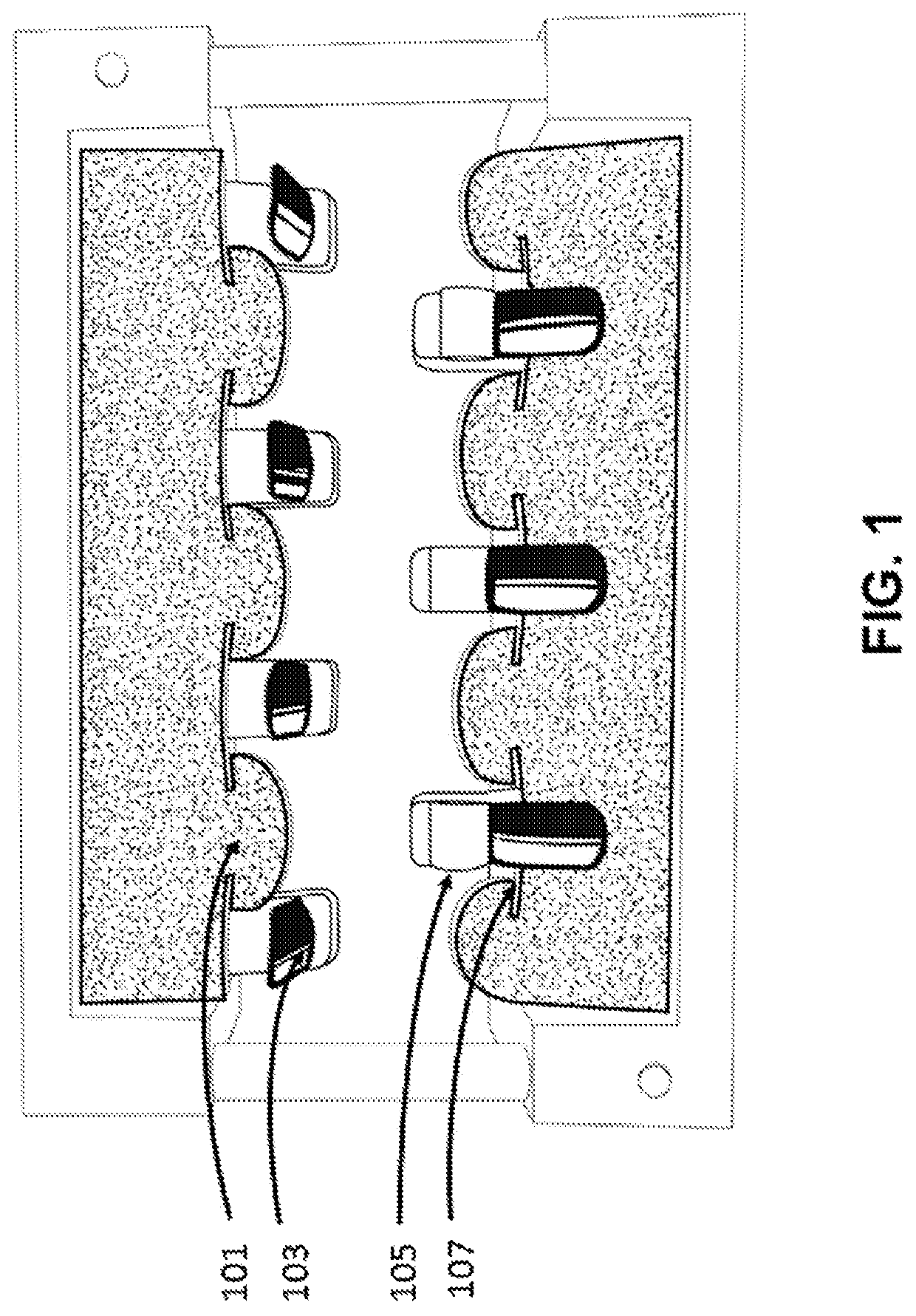 System and method for connecting multi-part container with inter-connecting features