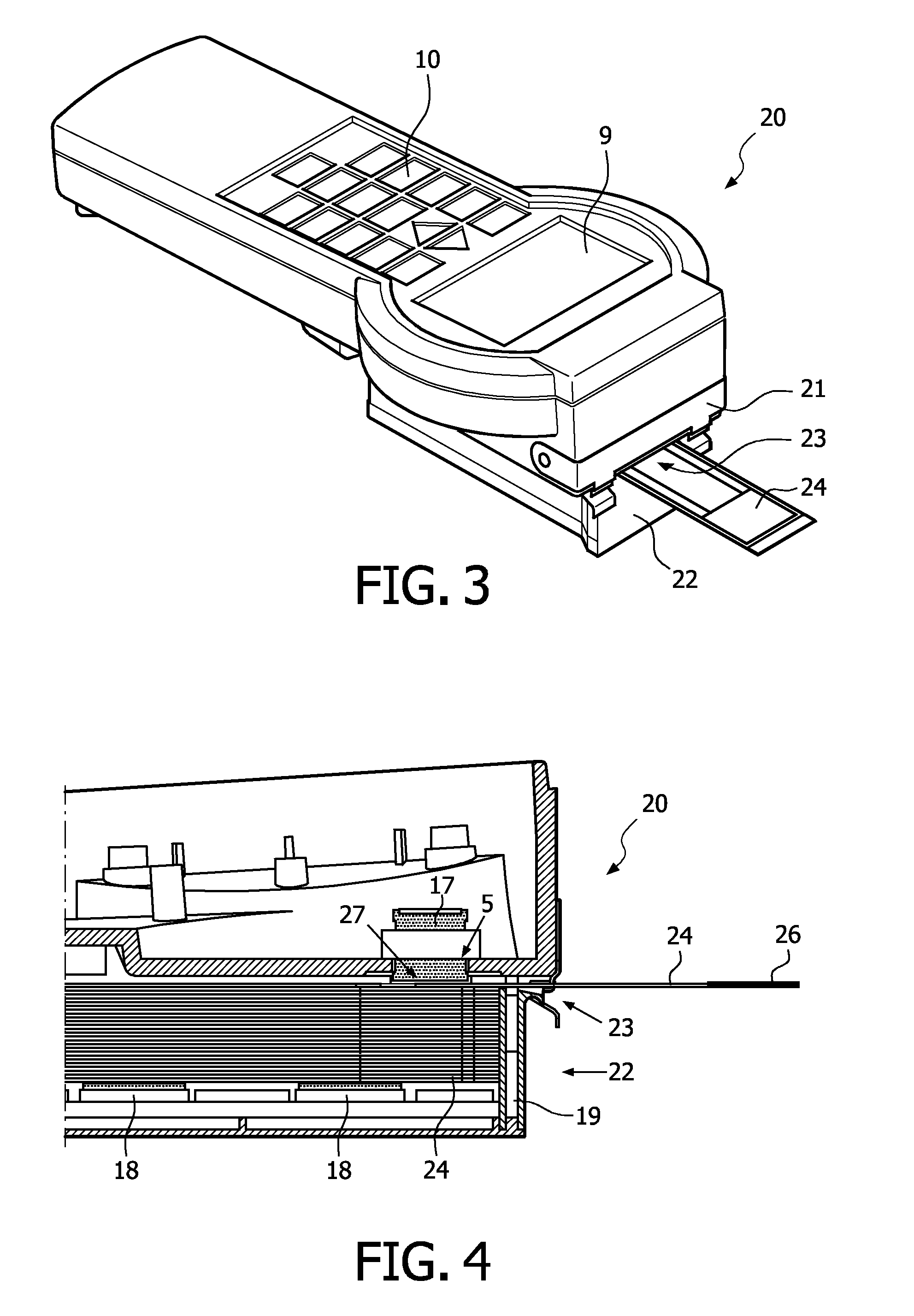 Device and method for detecting small quantities of light, comprising an electronic image converter embodied in semiconductor technology