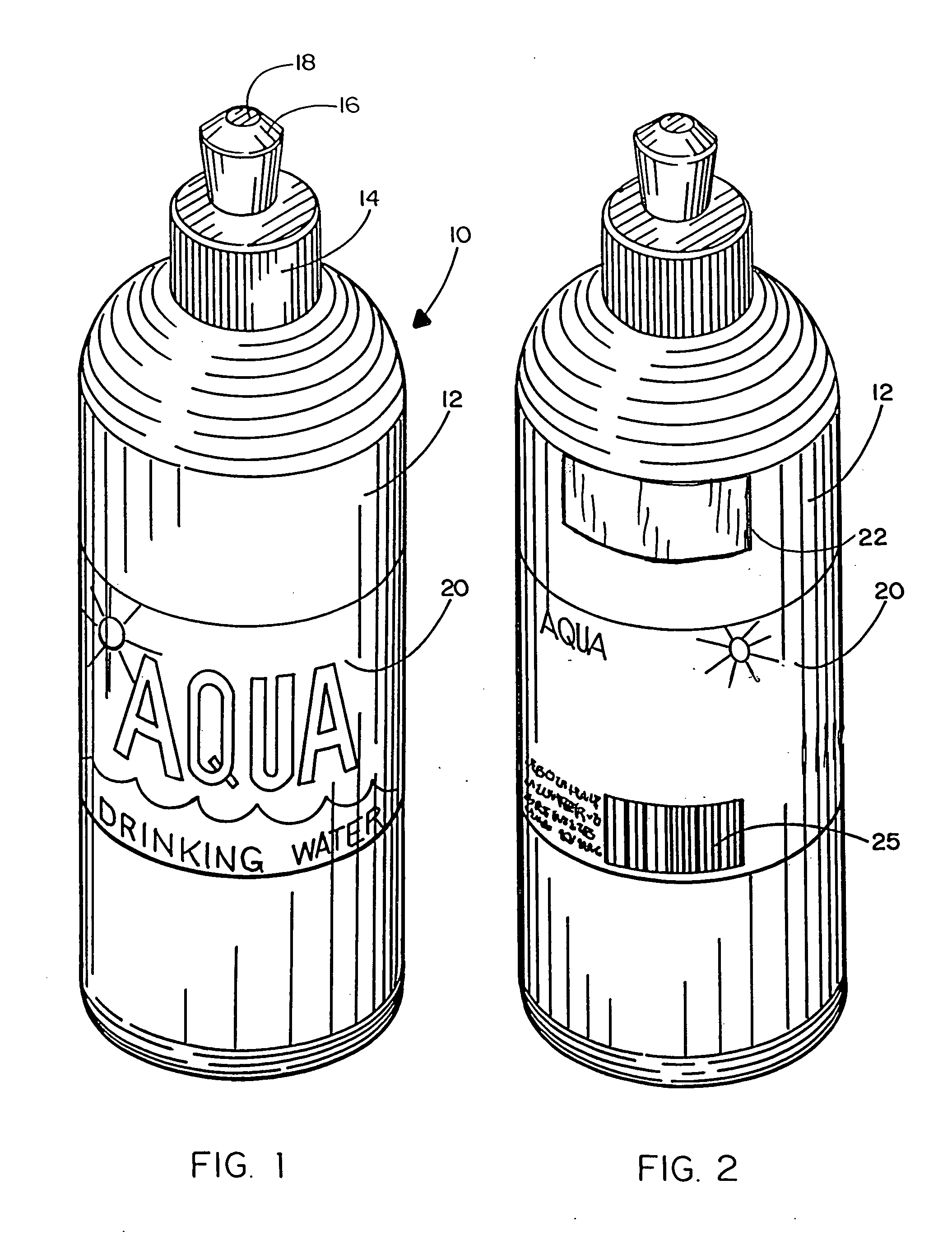 Scratch-off coating area for application of indicia by users of consumable products