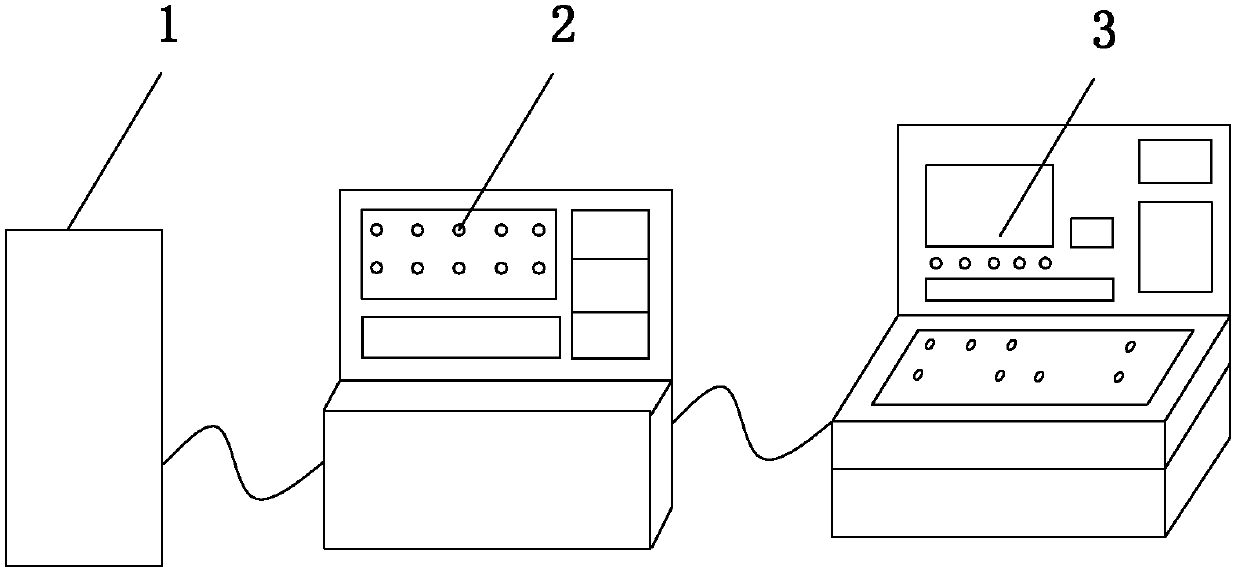 Digital vortex multi-connected air conditioner refrigerating system teaching training station