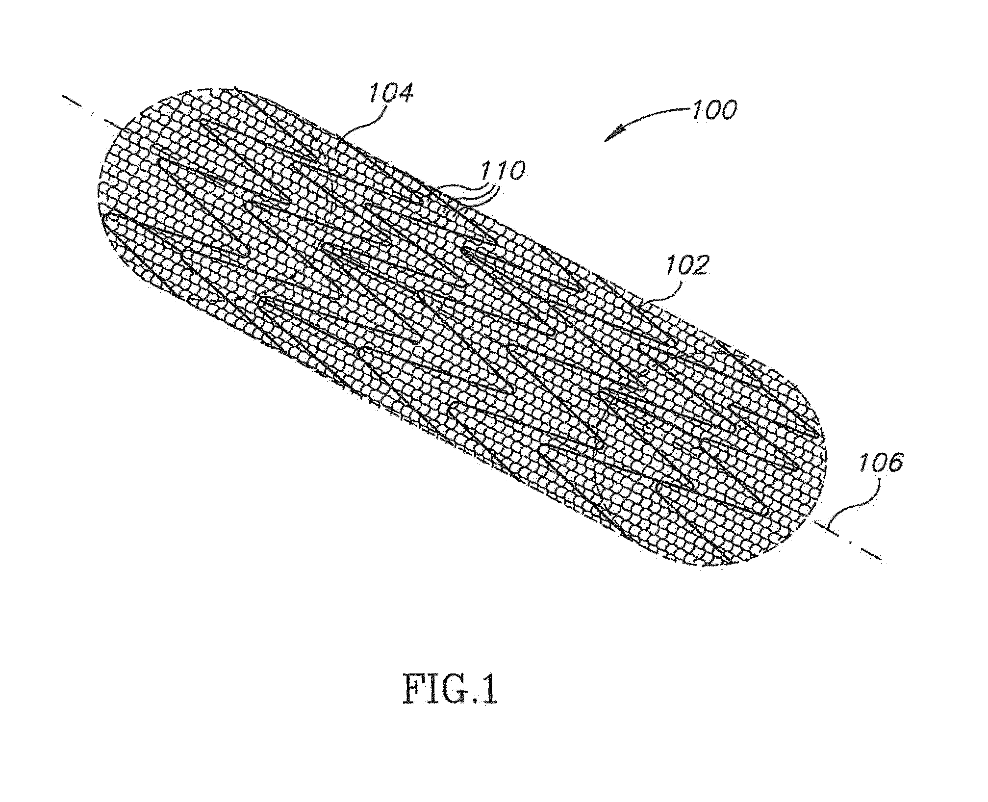 Stent with sheath and metal wire and methods