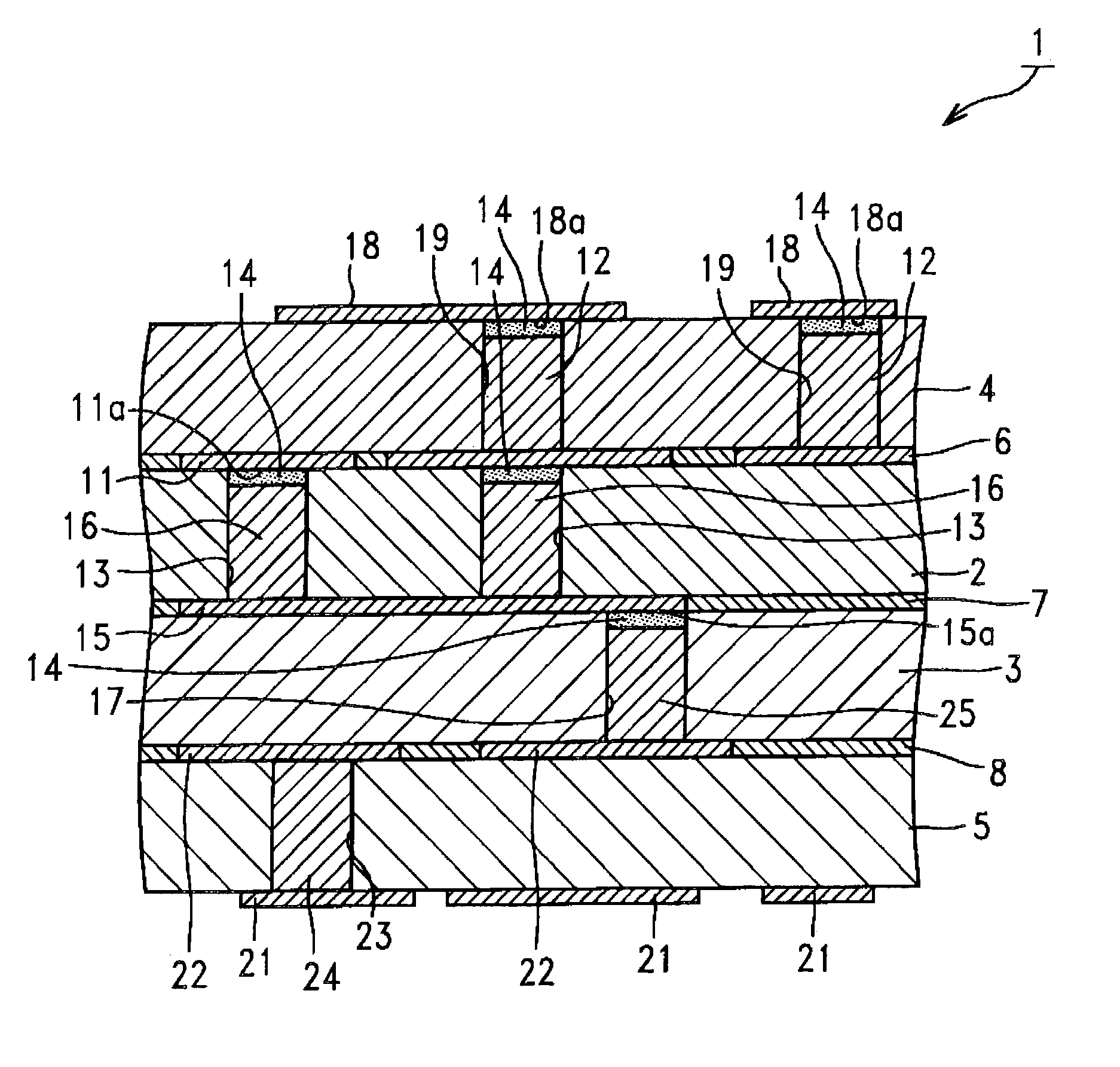 Multilayer printed circuit board and method of manufacturing multilayer printed circuit board