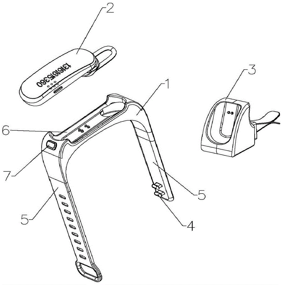 A smart wristband with dual bluetooth modules