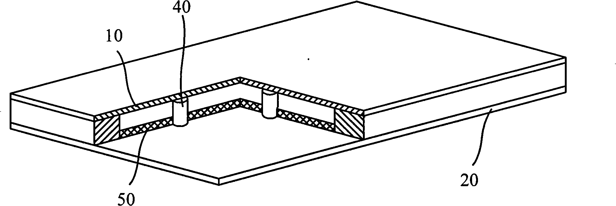 Imbibition chip, imbibition core and plate type integrated hot pipe