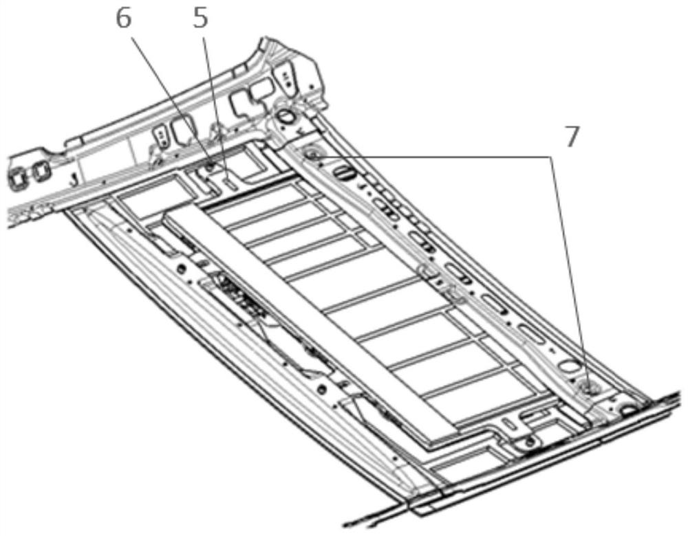 Vehicle-mounted communication module assembly device, vehicle body top cover and vehicle