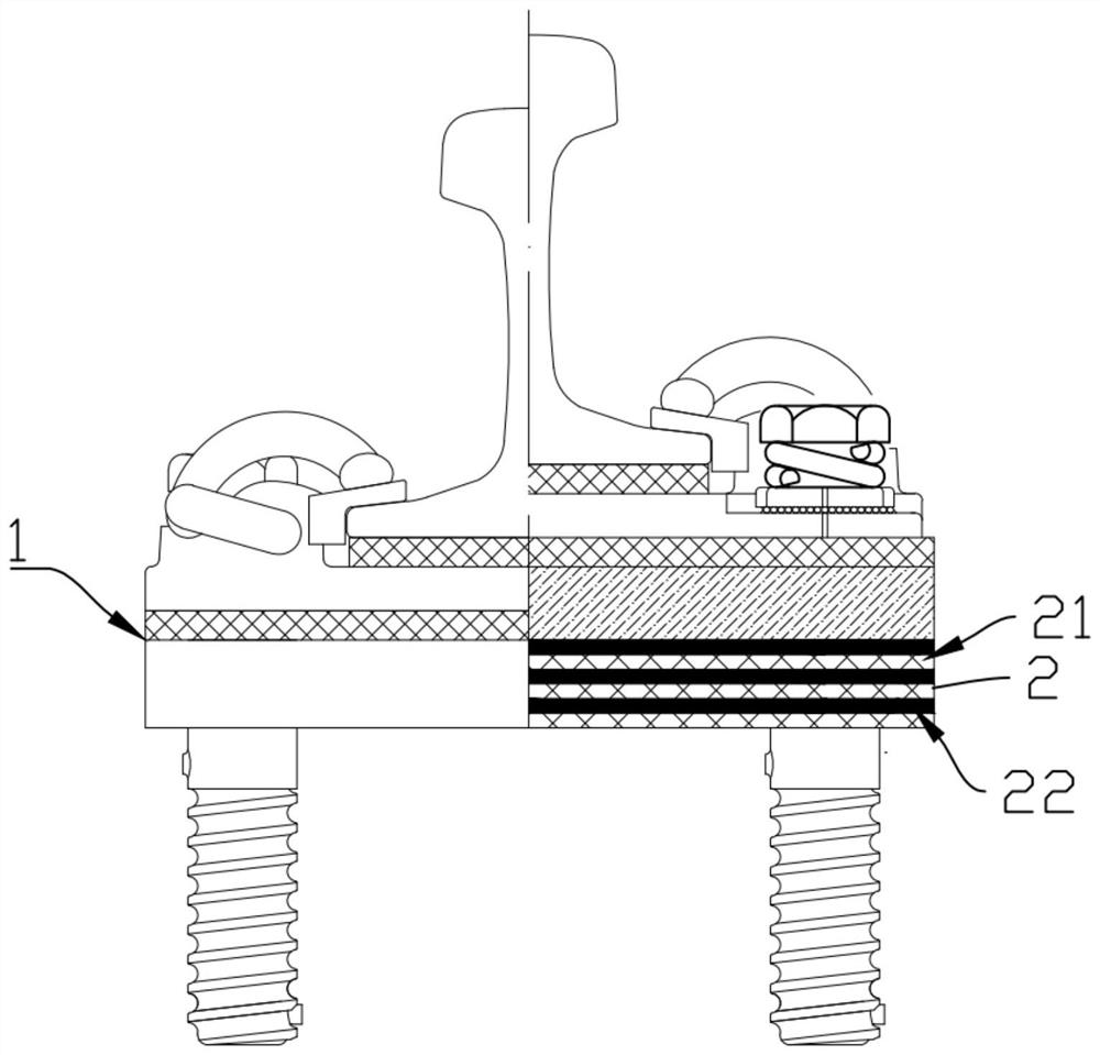 Elastomer material, composite damping base plate thereof and preparation method of base plate