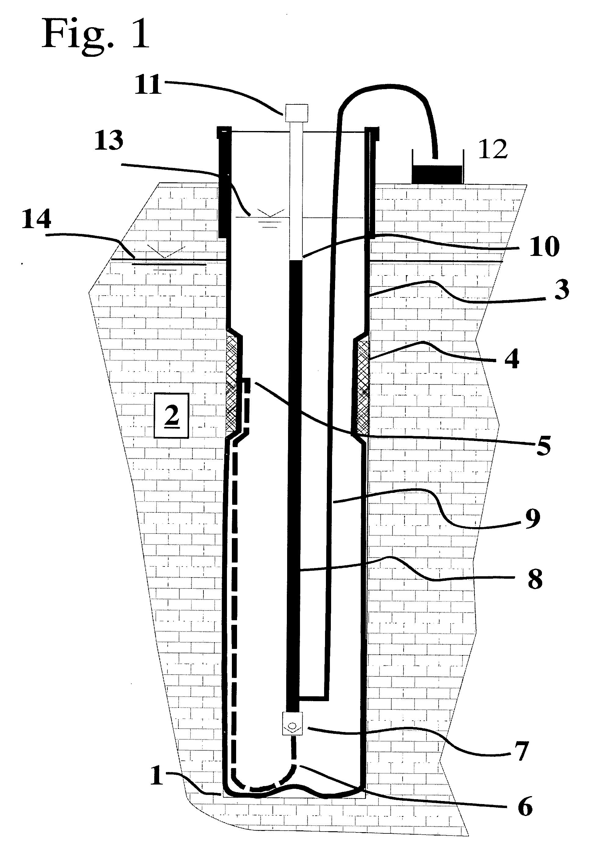 Flexible borehole liner with diffusion barrier