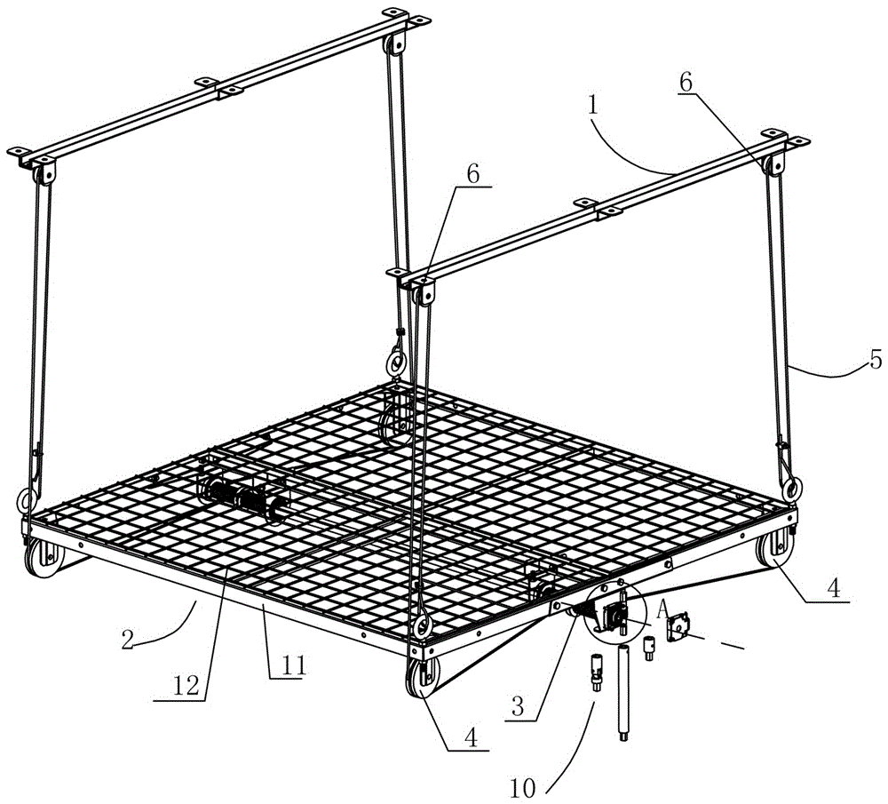 Lifting-type storage rack