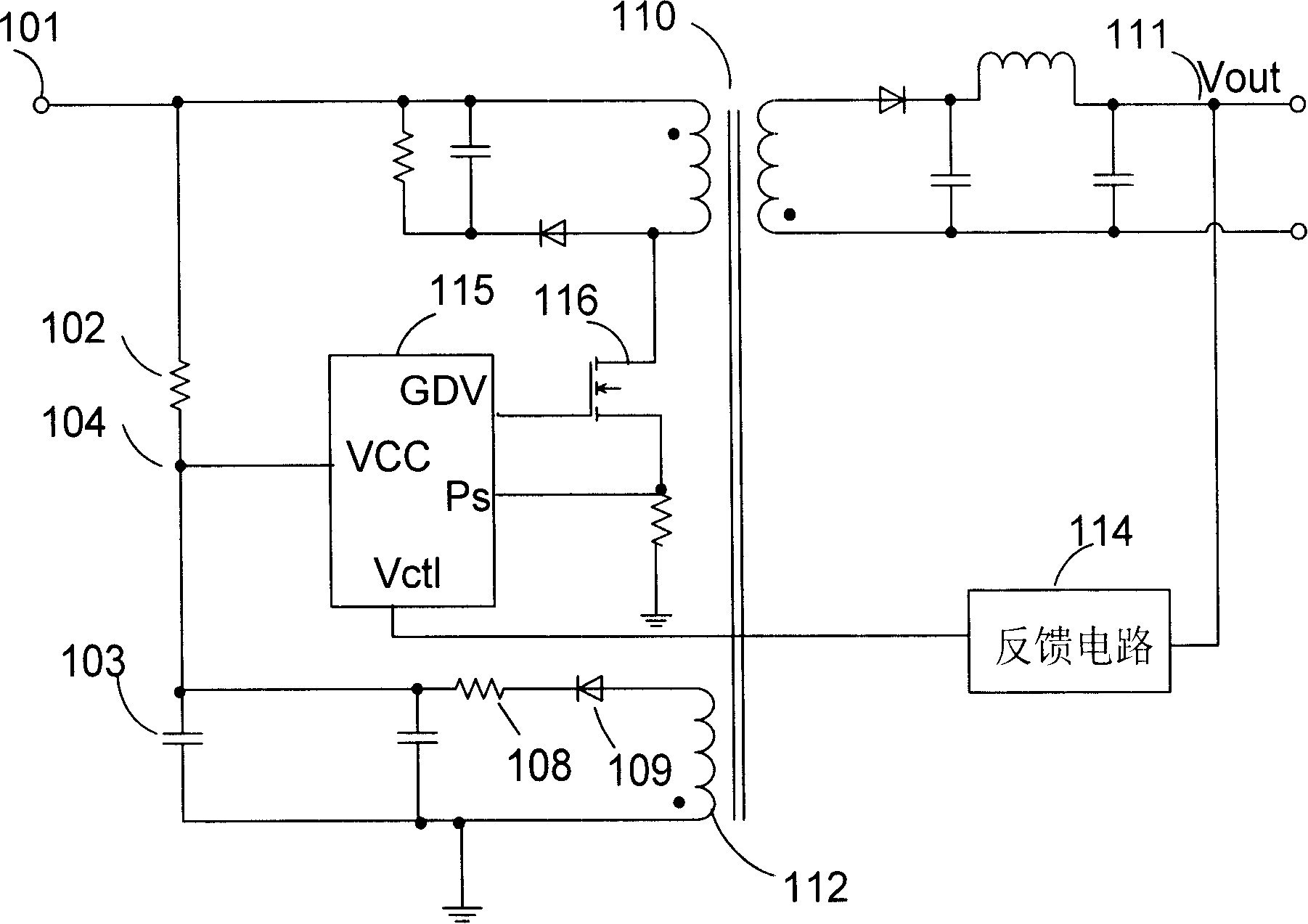 Switch power supply and control method with awaiting orders mode thereof