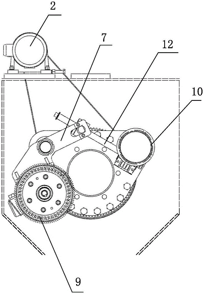 Single cutter plastic pipe rotating cutting device