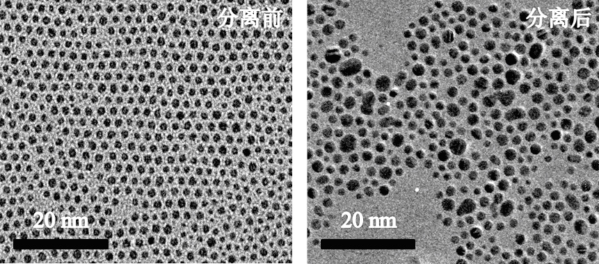 Original ecology separation and redispersion method of nano metallic colloid