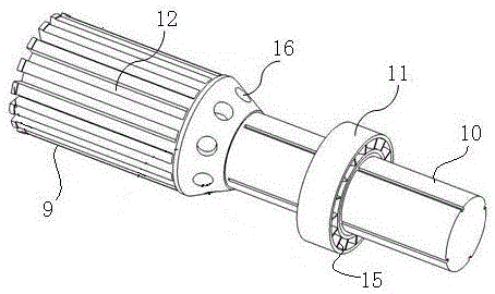 Integrated Blade Hydraulic-Magnetic Transmission Wellbore Cleaning Tool
