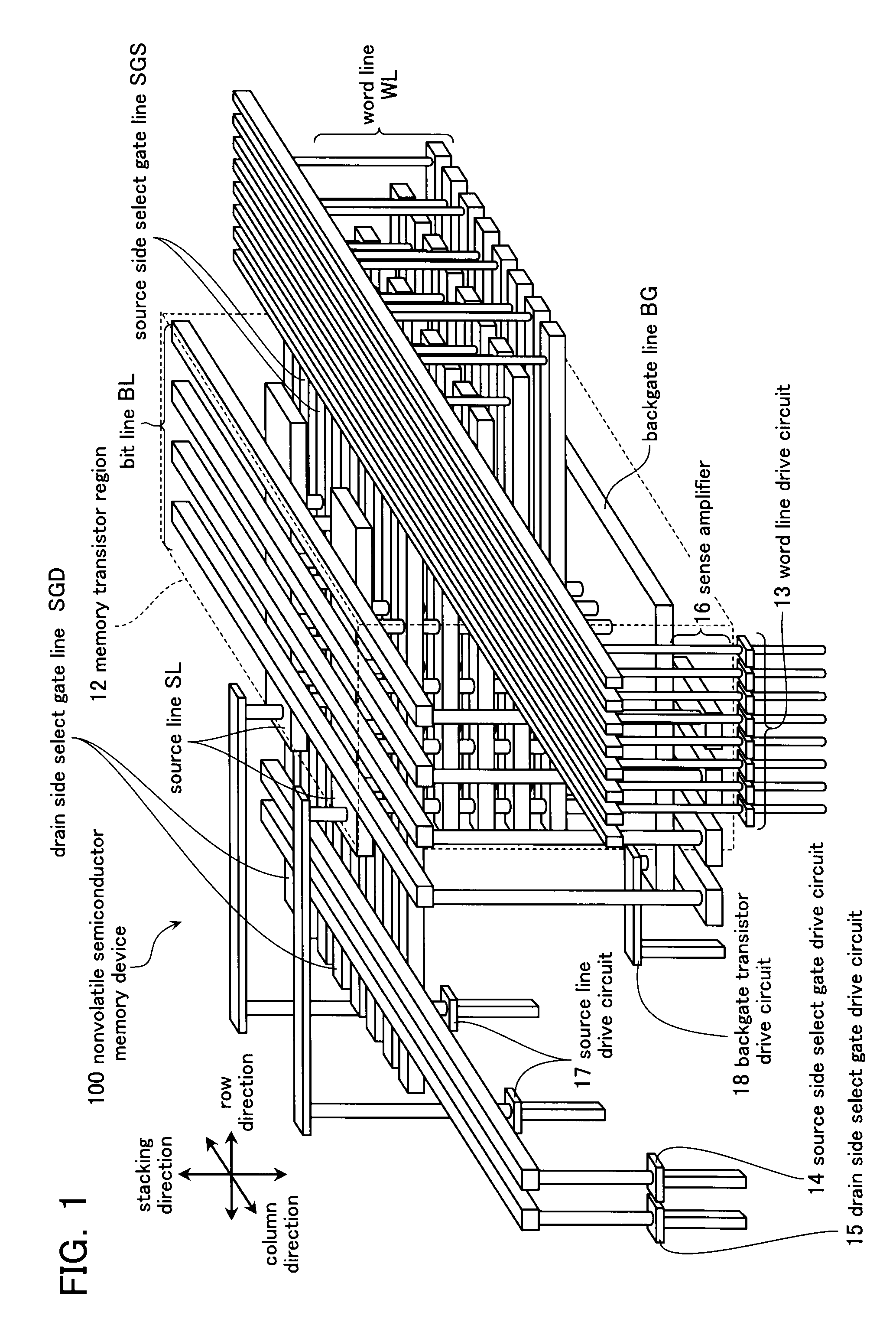 Nonvolatile semiconductor memory device and method of manufacturing the same