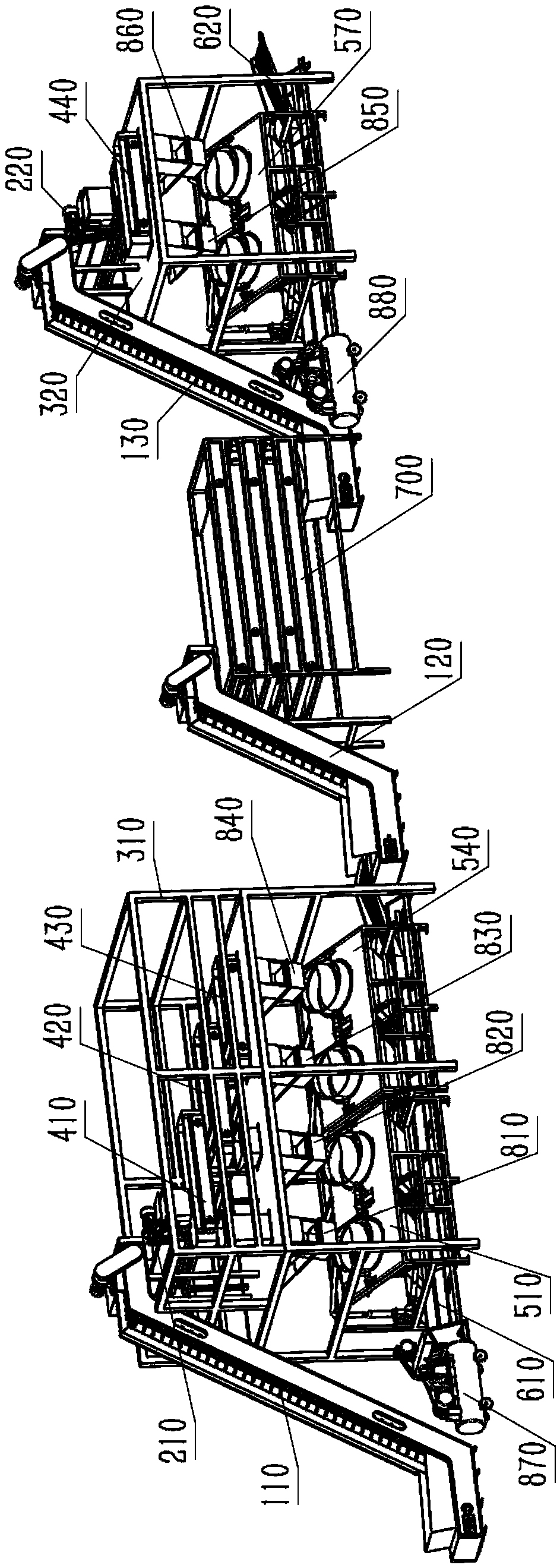 Pinhead tea continuous shaping system based on automatic weighing and control method thereof