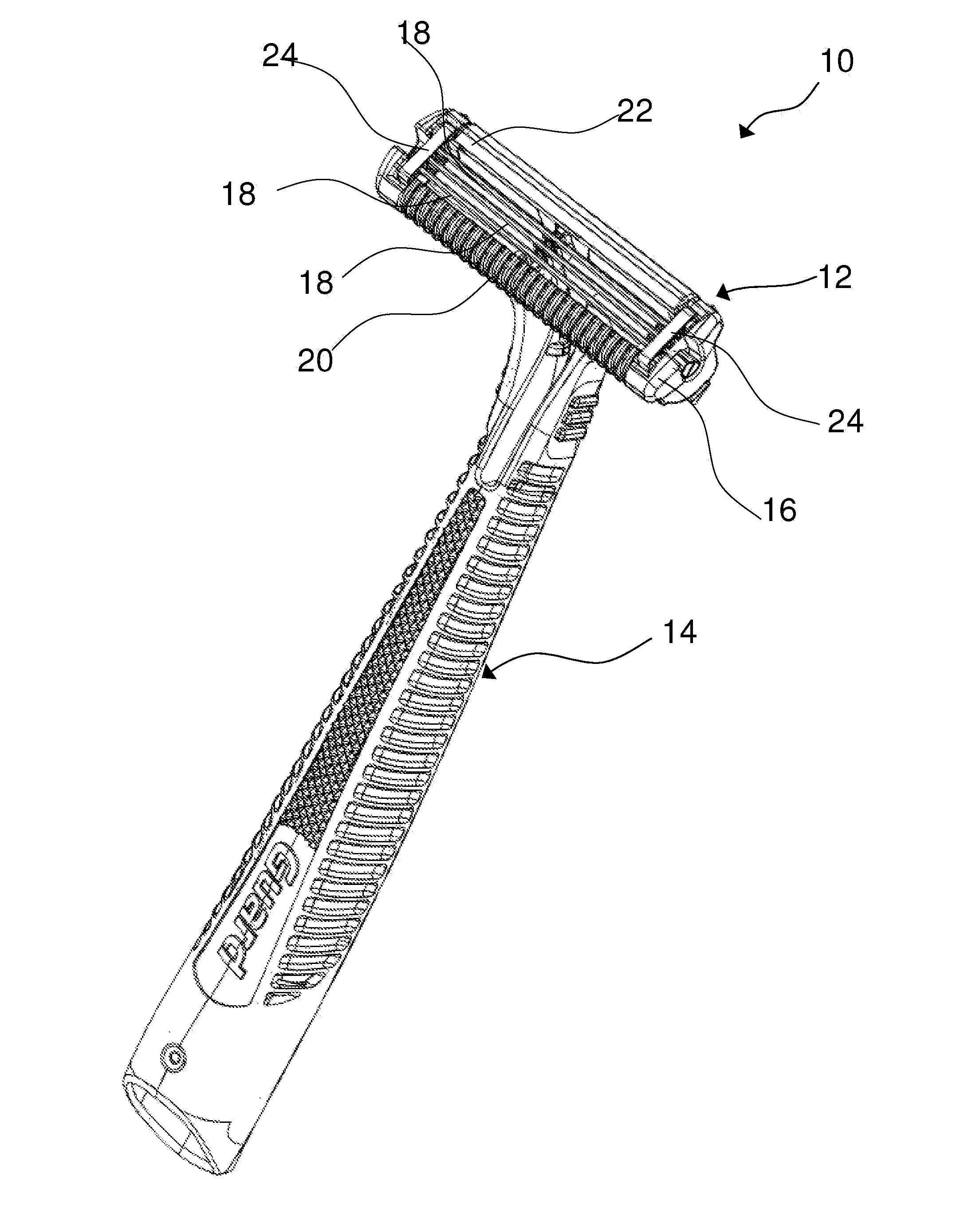 Bent razor blades and manufacturing thereof