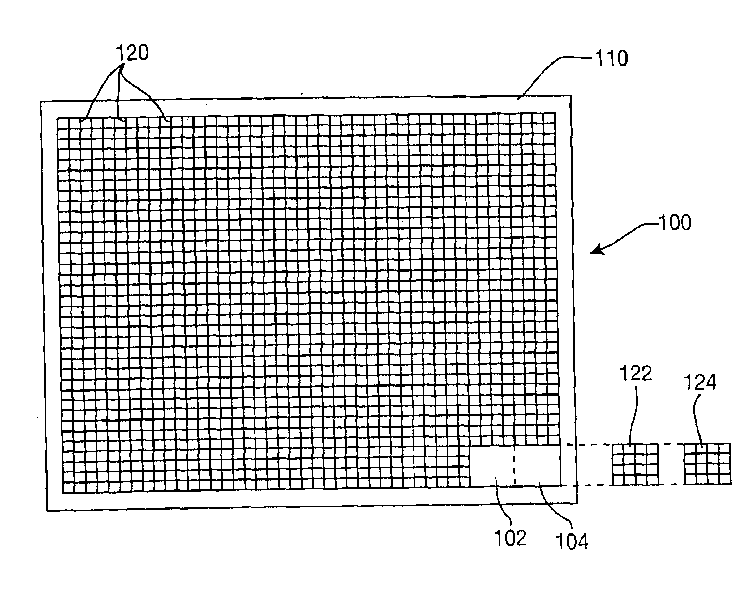 Tiled electronic display structure