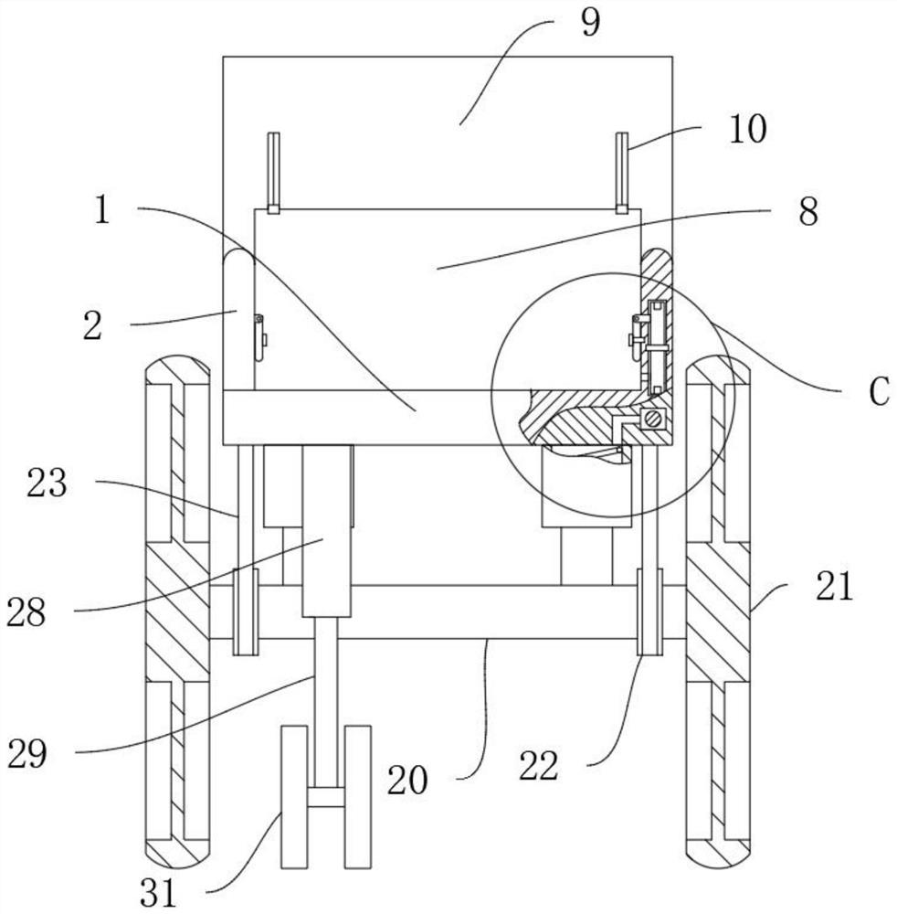 Novel shock-proof wheelchair and using method thereof