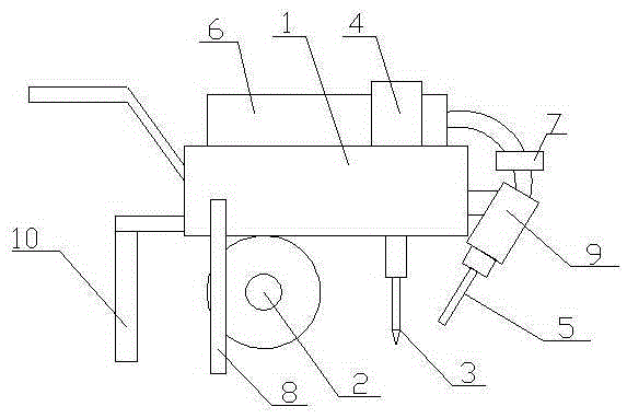 Hand push type seeder