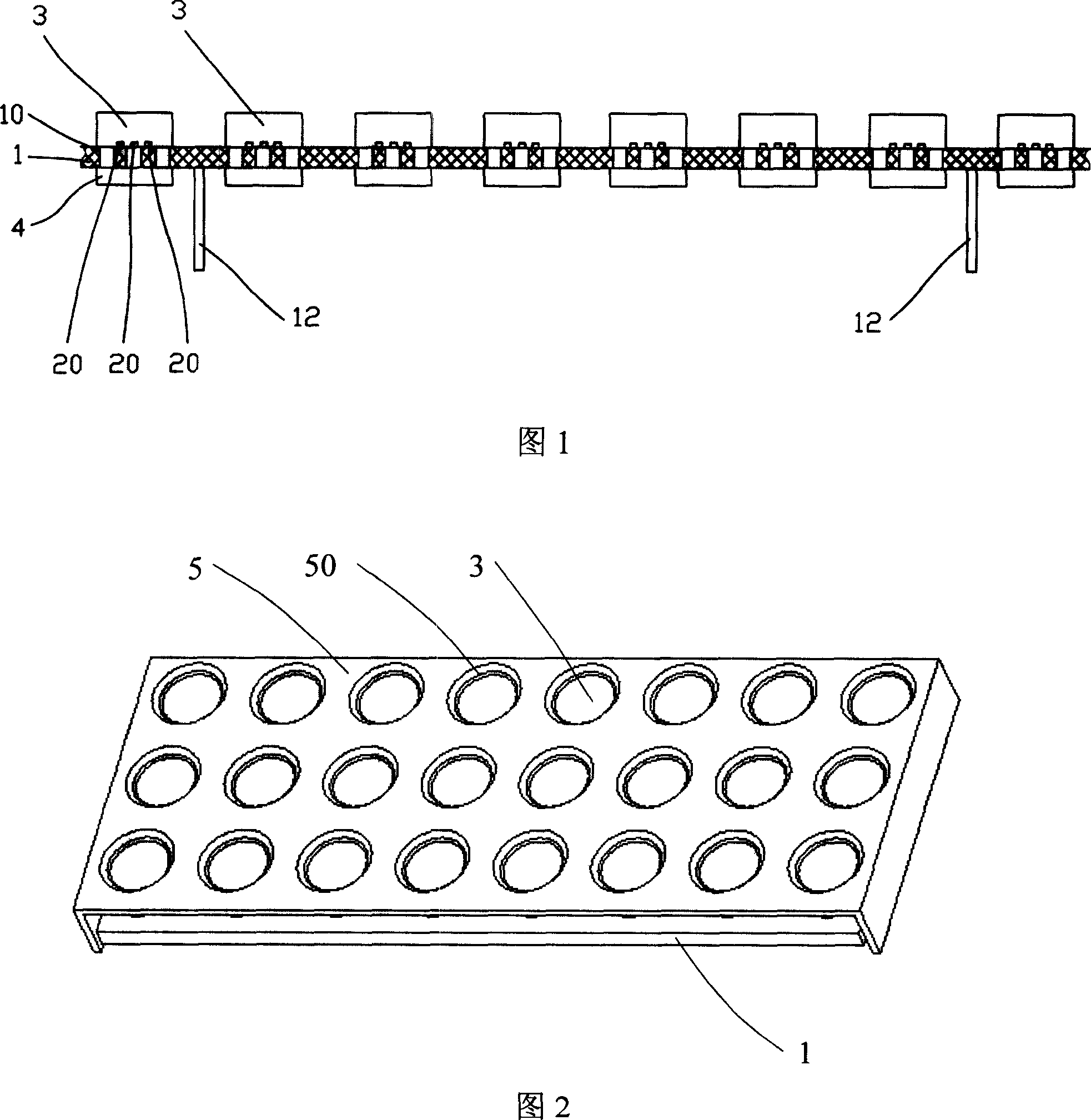 LED packaging structure and packaging method