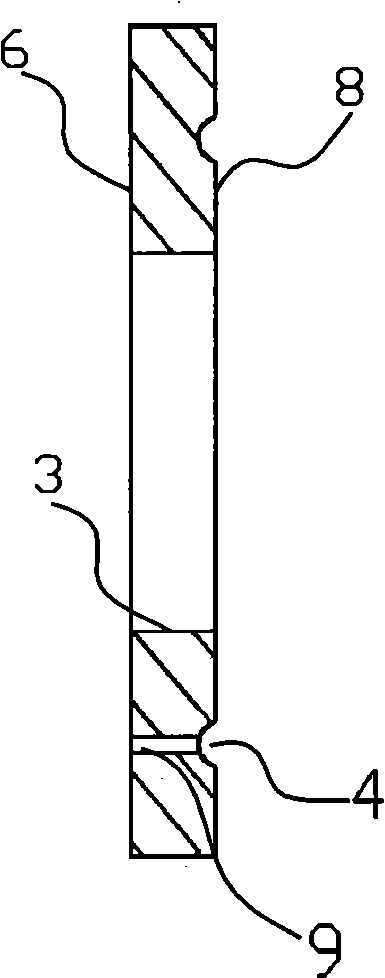 Internal coating continuous pipe with cooling trough flange and its connection method