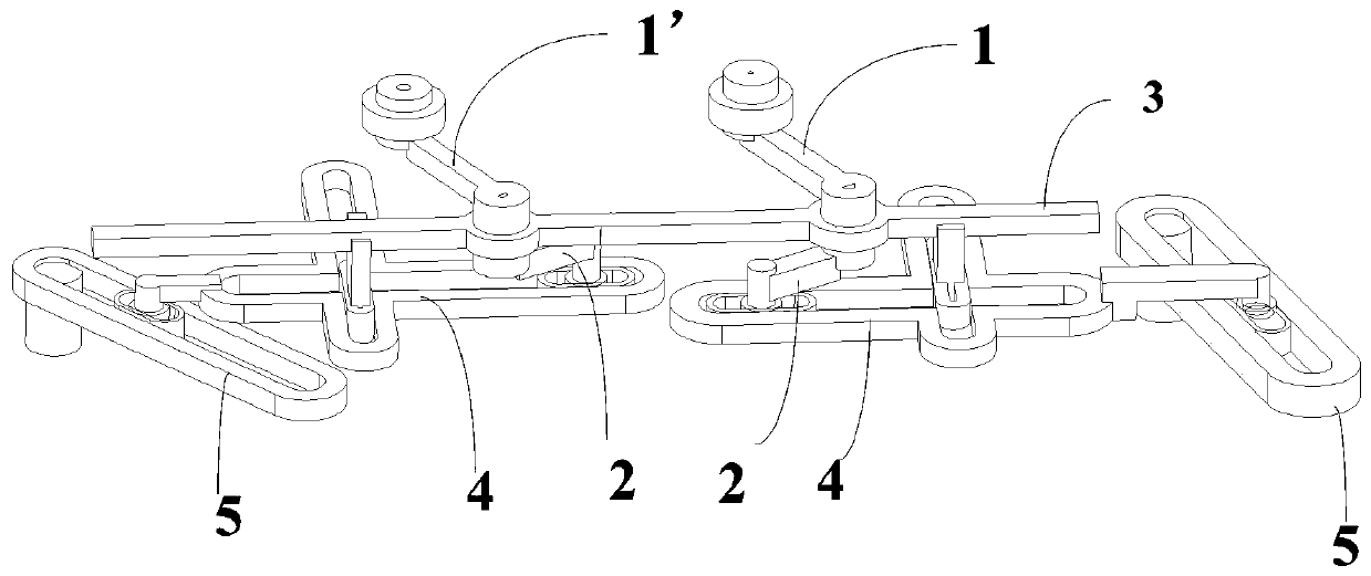 Constant steering control mechanism and method for radius rod connected trapezoidal swing arm and multi-wheel vehicle