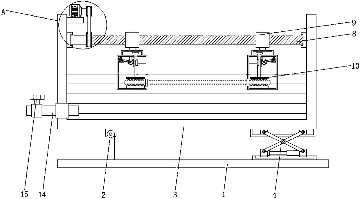 Printing ink dip dyeing device for colored tape base