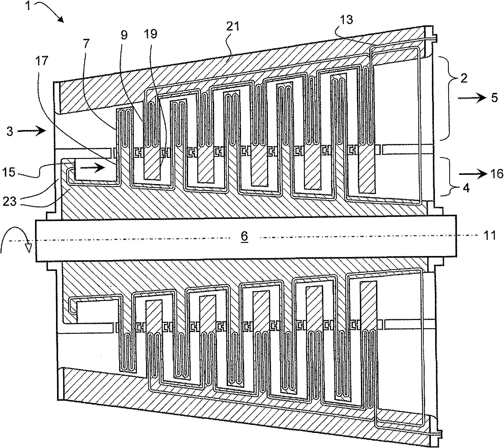 Turbine device