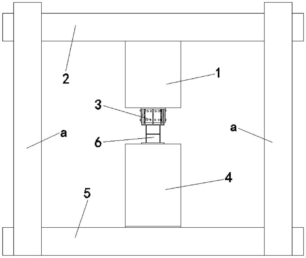 Construction method of fabricated energy dissipation buttress connecting joint