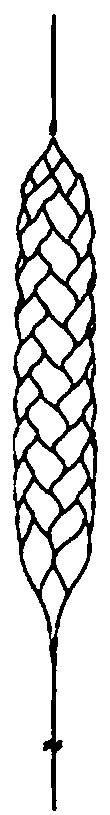 Novel thrombus removal device with built-in barb structure