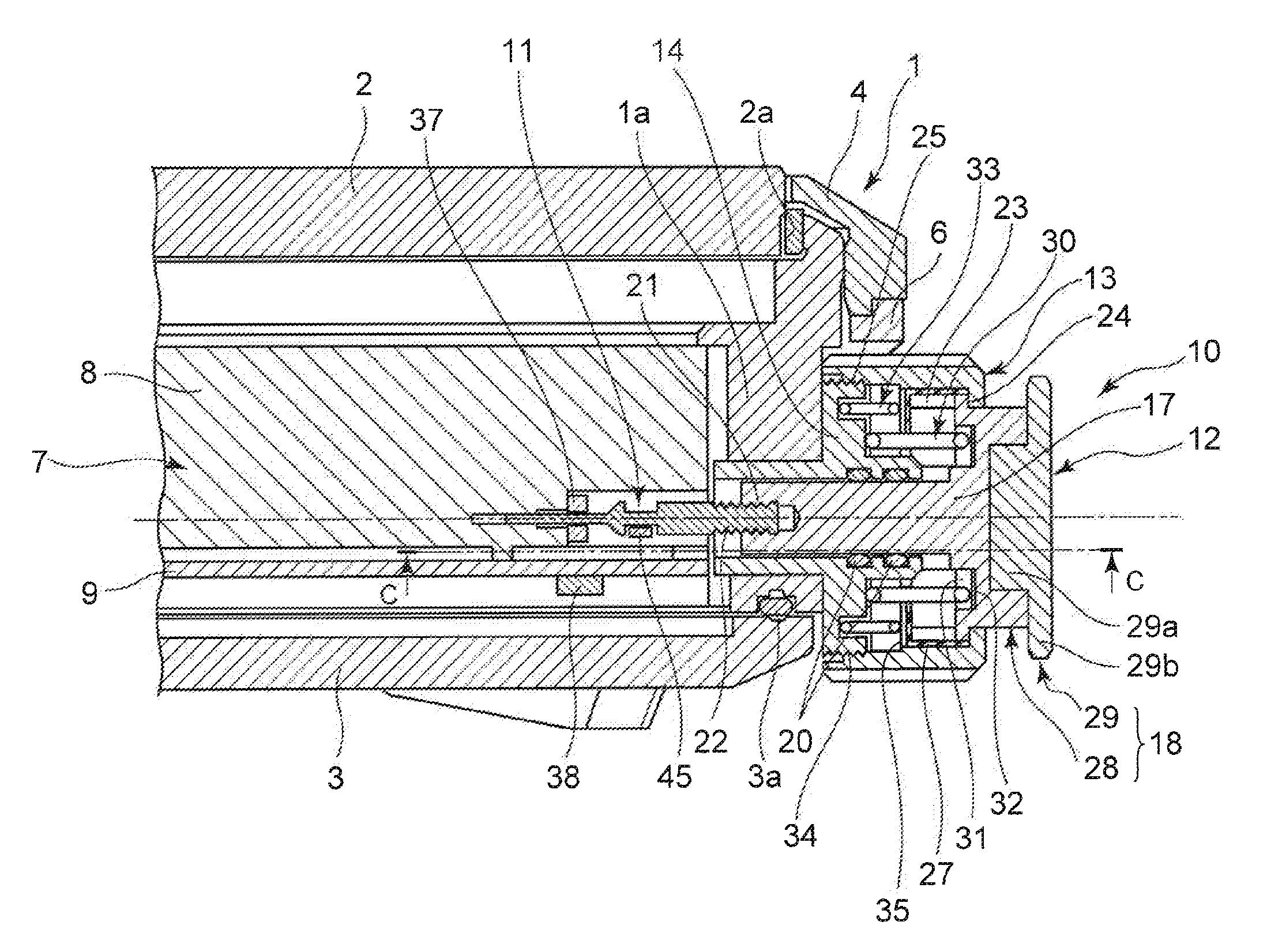 Switch device and wristwatch