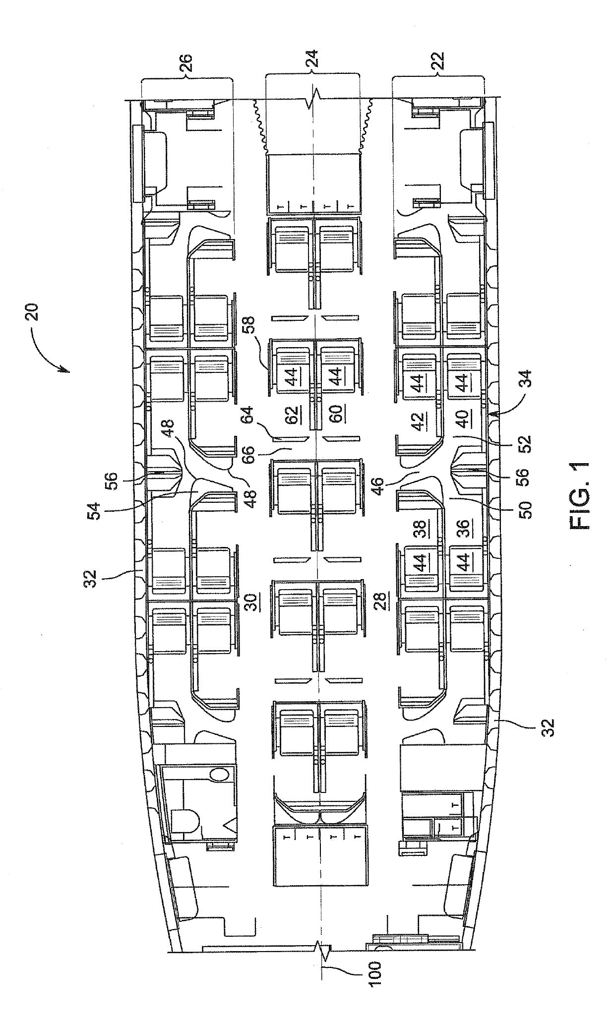 Airliner passenger suite seating arrangements with shared aisle suite access