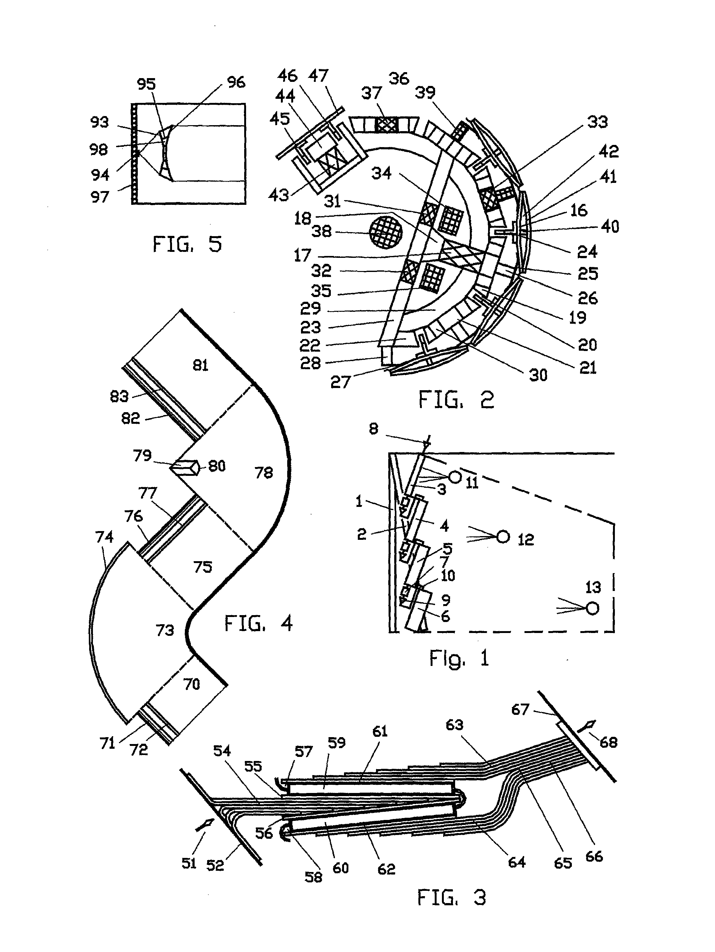 Loudspeaker with distributed driving of the membrane