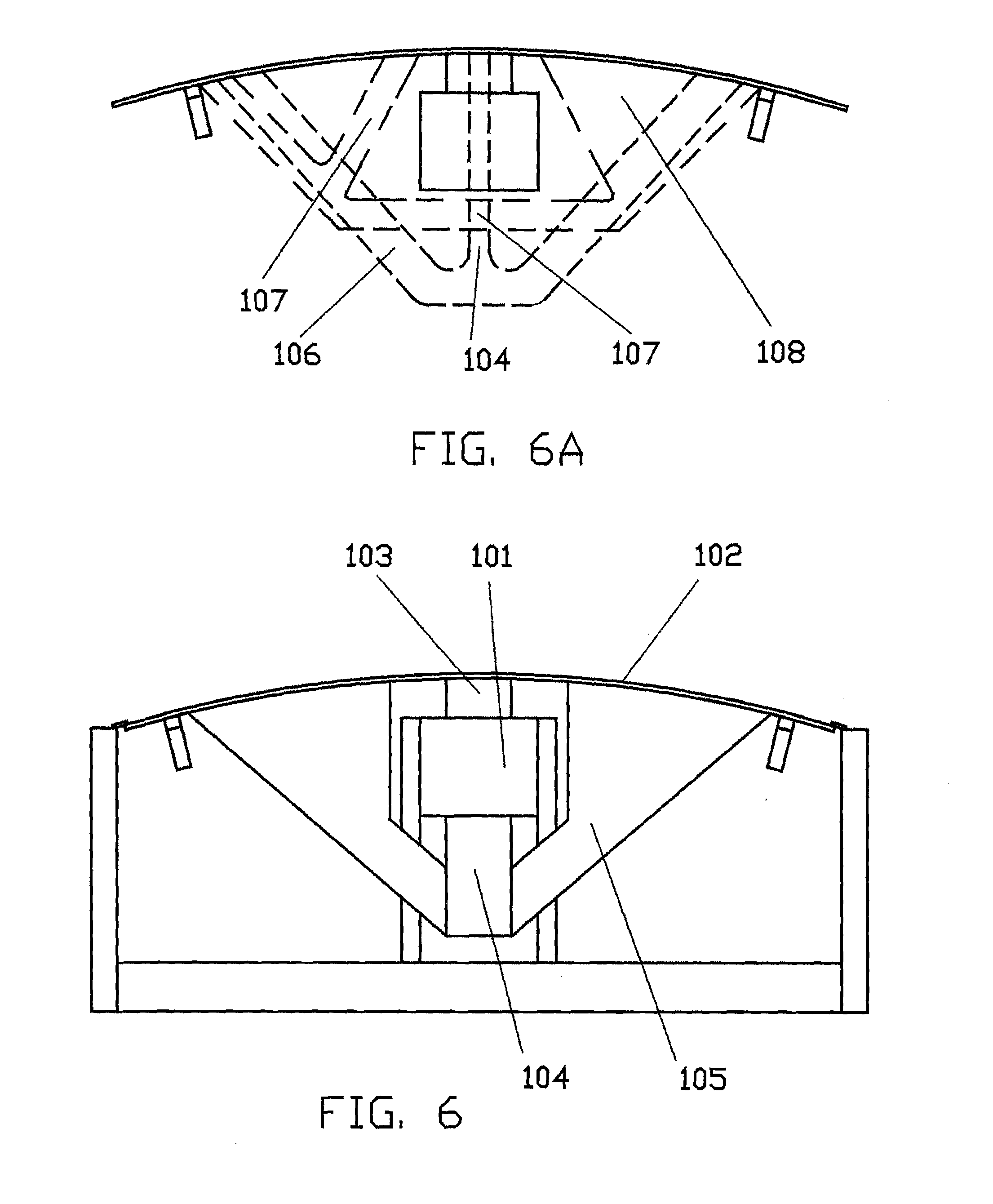 Loudspeaker with distributed driving of the membrane